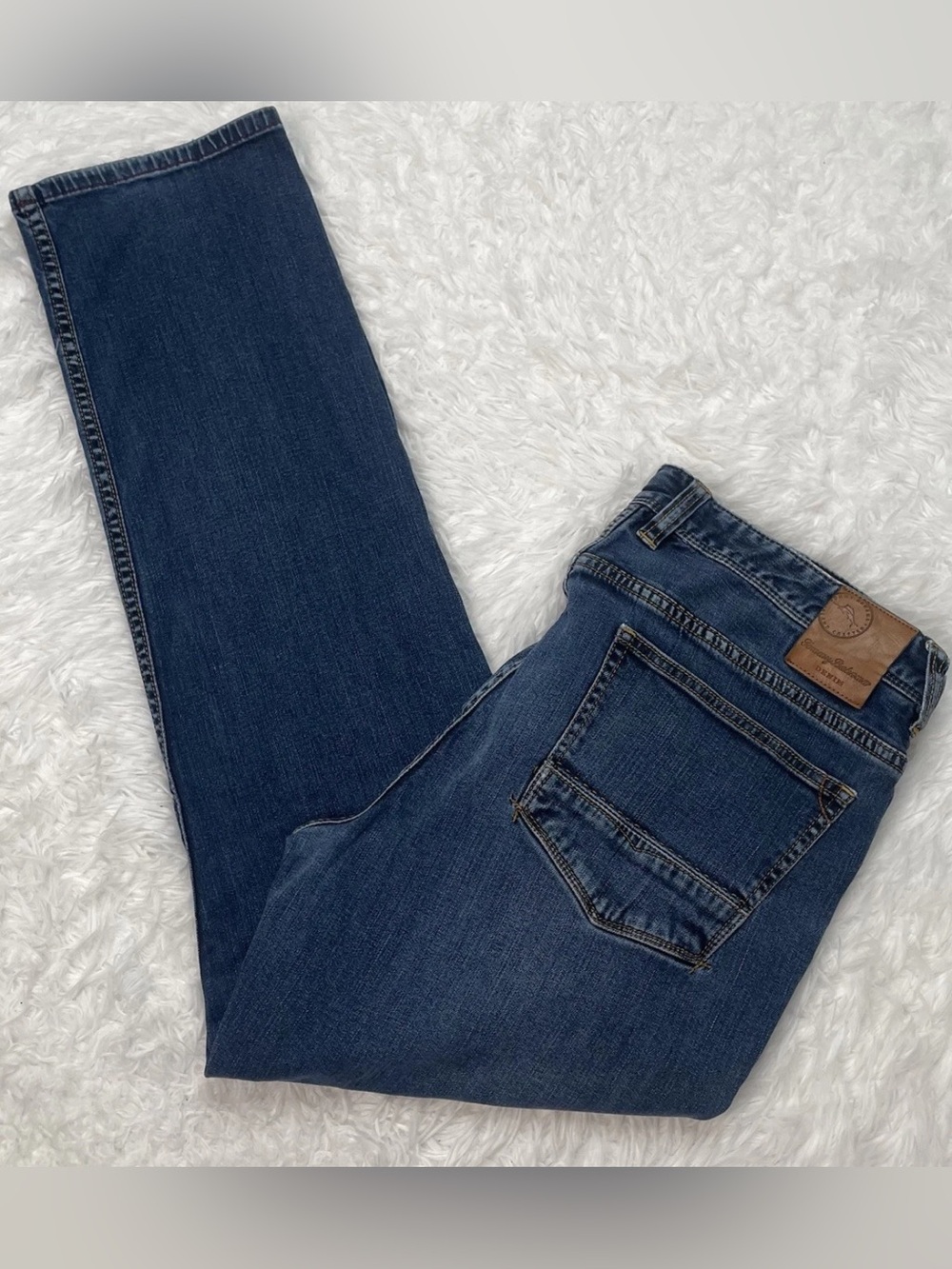 Tommy Bahama Sand Drifter Men’s Jeans Size 36x32 Blue Straight Leg Denim Preppy